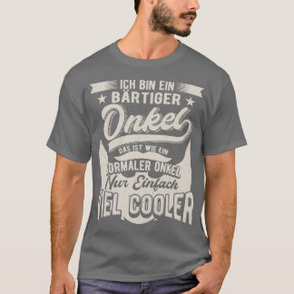 Bartonkel mit bartbeartem Geschenk T-Shirt