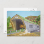 Bartonsville Covered Bridge Postkarte (Vorne/Hinten)