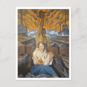 Bartos Bretislav, Schwarze Erde, 1920 Postkarte