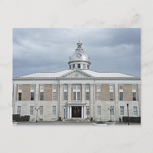 Bartow Courthouse Postkarte (Vorderseite)