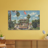 Bartow, Florida - Aussicht auf Wunderhaus und Gart Leinwanddruck (Insitu (Wohnzimmer))