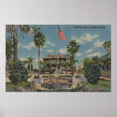 Bartow, Florida - Aussicht auf Wunderhaus und Gart Poster (Vorne)