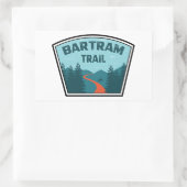 Bartram Trail Georgia North Carolina Rechteckiger Aufkleber (Tasche)