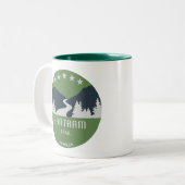 Bartram Trail Georgia North Carolina Zweifarbige Tasse (Vorderseite Links)
