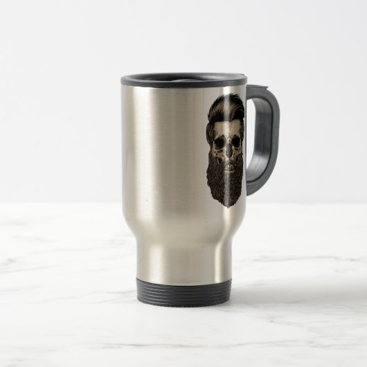 Bartschädel Reisebecher (VorderseiteRechts)