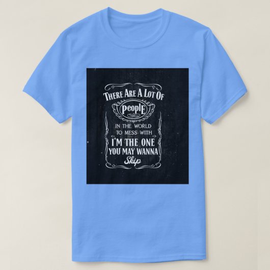 Bartschädel sind viele Menschen in der Welt T T-Shirt (Design vorne)