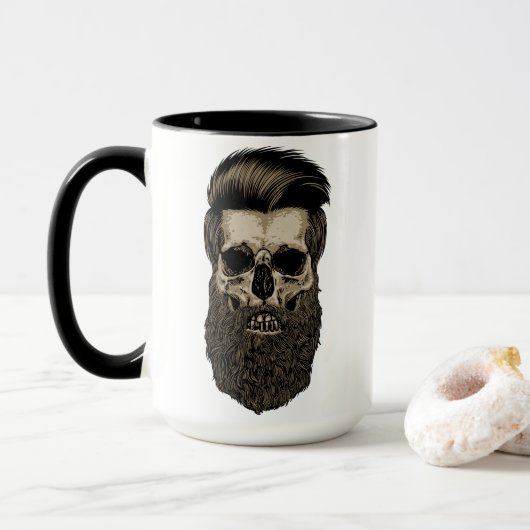 Bartschädel Tasse (Mit Donut)
