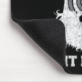 Bartspieler machen es besser Funny Dartboard Mousepad (Ecke)