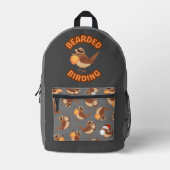 Bartu-Vogelbeobachtung Bedruckter Rucksack (Vorderseite)