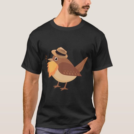 Bartu-Vogelbeobachtung T-Shirt (Vorderseite)