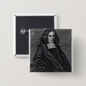 Baruch de Spinoza Button (Vorne & Hinten)