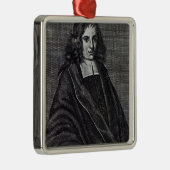 Baruch de Spinoza Silbernes Ornament (Rechts)