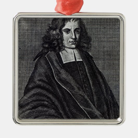 Baruch de Spinoza Silbernes Ornament (Vorne)
