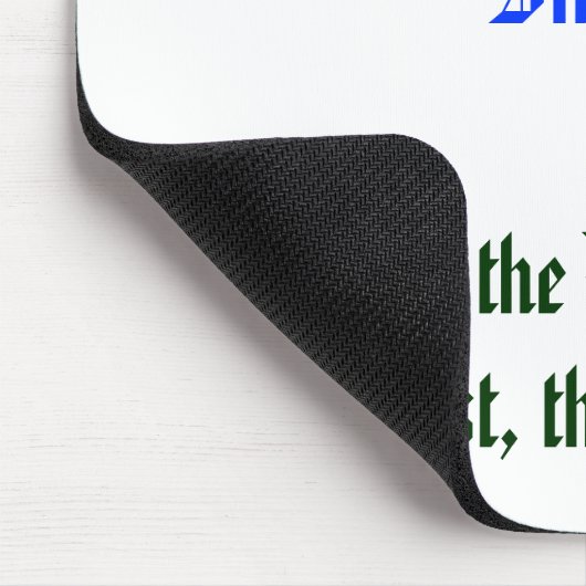 Baruch Hashem Adonai Yeshua HaMeschiach,… Mousepad (Ecke)