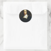 Baruch Spinoza Runder Aufkleber (Tasche)