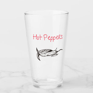 Barware Tumbler mit Hot Pepper Design