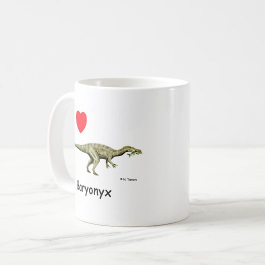 Baryonyx Kaffeetasse (Vorderseite Links)