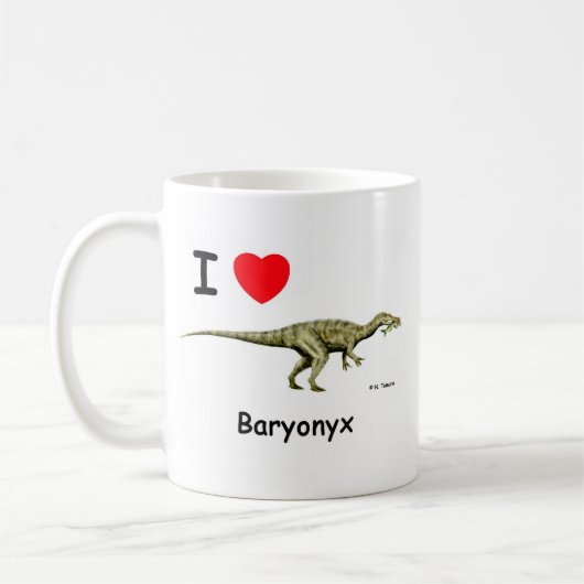 Baryonyx Kaffeetasse (Links)