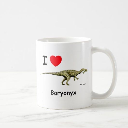 Baryonyx Kaffeetasse (Rechts)