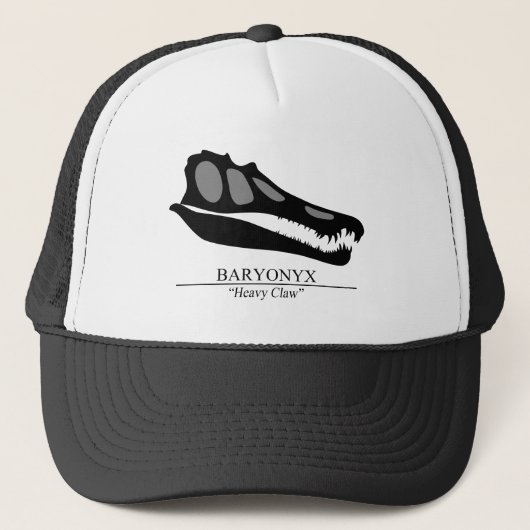 Baryonyx Schädel Truckerkappe (Vorderseite)