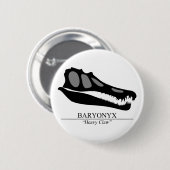 Baryonyx Skull Button (Vorne & Hinten)