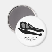 Baryonyx Skull Magnet (Vorderseite/Rückseite)
