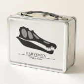 Baryonyx Skull Metall Brotdose (Rückseite)