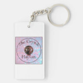 Baryte Print Acrylic Schlüsselanhänger (Rückseite)