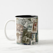 Barzoi: alte Postkarten Zweifarbige Tasse (Links)