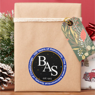 BAS 100 Jahre Logo-Aufkleber Runder Aufkleber