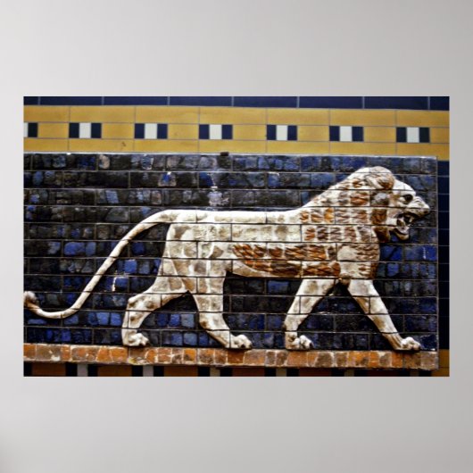 Bas Relief, Ishtar Lion Gate - Istanbul Poster (Vorne)