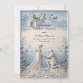 Bas Relief Neoclassical Chapel Romance Save The Date (Vorderseite)