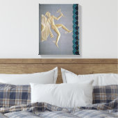 Bas-Relief zur Darstellung von Merkur Leinwanddruck (Insitu (Schlafzimmer))