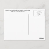 Basalt cobbles postkarte (Rückseite)