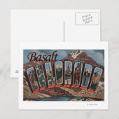 Basalt, Colorado - Große Buchstabenszenen Postkarte (Vorne/Hinten)