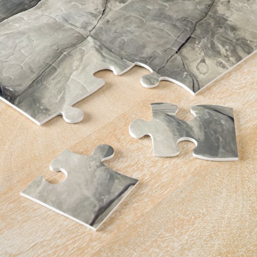 Basalt Columns am Strand von Reynisfjara Puzzle (Seite)