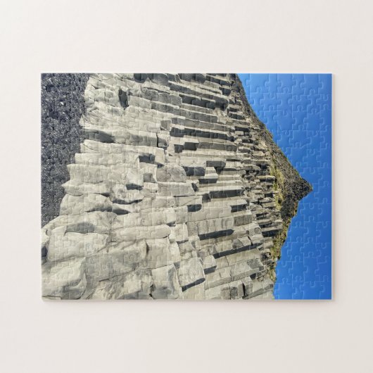 Basalt Columns am Strand von Reynisfjara Puzzle (Horizontal)