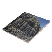 Basalt Columns by Fingal's Höhle, Staffa, außerhal Fliese (Seite)