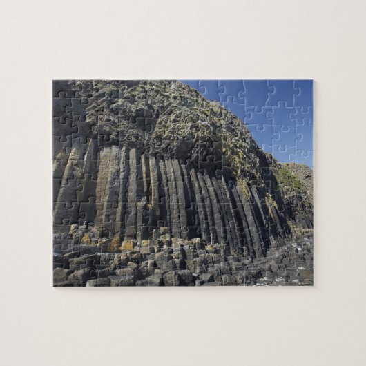 Basalt Columns by Fingal's Höhle, Staffa, außerhal Puzzle (Horizontal)