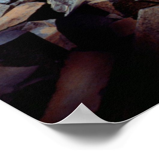 Basalt Formationen of Devils Postbatterie Poster (Ecke)