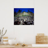 Basalt Formationen of Devils Postbatterie Poster (Küche)