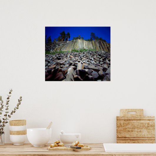 Basalt Formationen of Devils Postbatterie Poster (Küche)