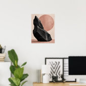 Basalt und Rose Kunstprint Poster (Heimbüro)