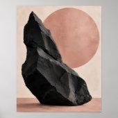 Basalt und Rose Kunstprint Poster (Vorne)