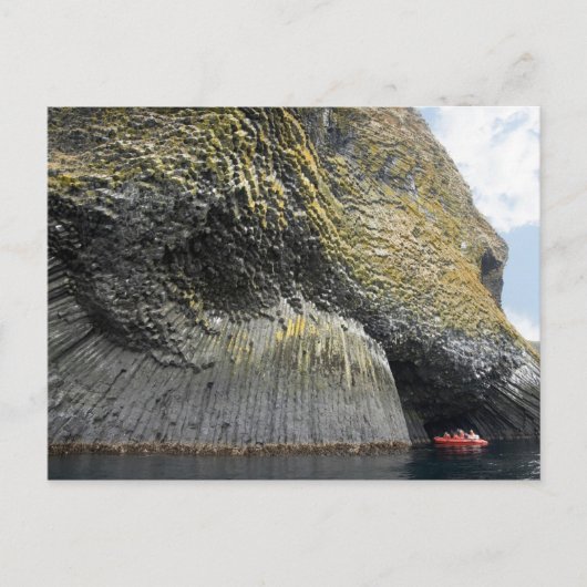 Basaltbildung Columnar, Insel Akun, Alaska Postkarte (Vorderseite)