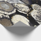 Basaltformationen Giant’s Causeway Geschenkpapier (Ecke)