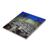 Basaltformationen von Devils Postpile Fliese (Seite)