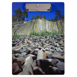 Basaltformationen von Devils Postpile Klemmbrett