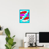 Basaltgesteinsgeist Poster (Heimbüro)