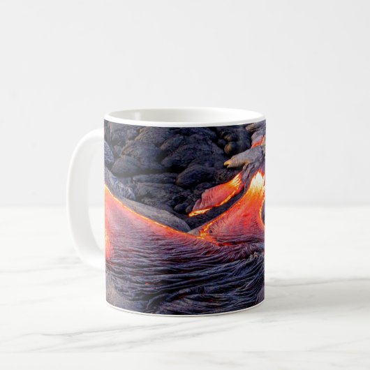 Basaltischer Lavafluss Kaffeetasse (Vorderseite Links)